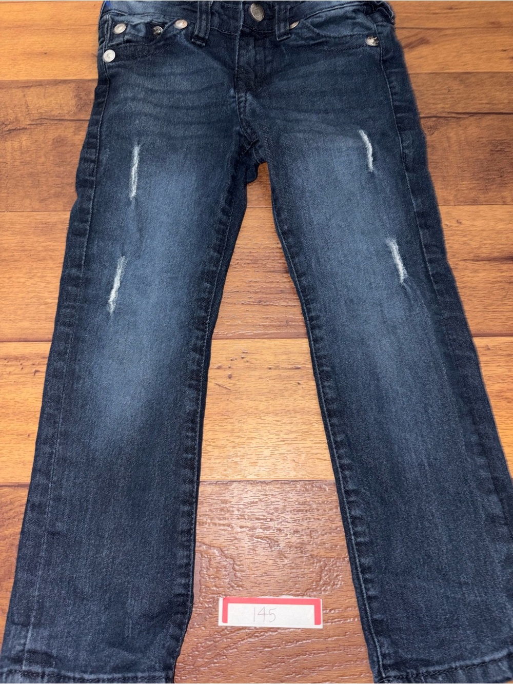 True Religion kids size 5t/5 blue jeans EUC